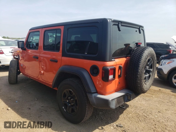 2018 Jeep Wrangler Unlimited Sport S с VIN 1C4HJXDN2JW246657, выставлен на аукционе Copart как лот 60331945 с пробегом 61 071 миль миль и Списание • Salvage title. История ставок и продаж доступна на DreamBid. Изображение 2.