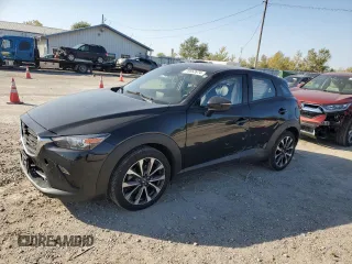 2019 Mazda CX-3 Touring with VIN JM1DKFC74K0443634, listed as a Copart auction lot 75552674 with 48,733 mi miles and Salvage Title. Bid and sale history available at carsss.com. Image 1.