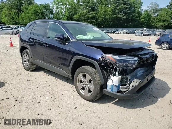 2022 Toyota RAV4 XLE with VIN 2T3P1RFV2NW275195, listed as a Copart auction lot 59655775 with 43,329 mi miles and Salvage title. Bid and sale history available at DreamBid. Image 14.