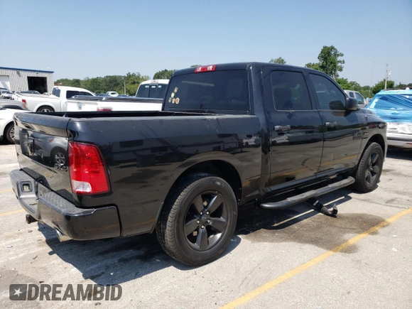 2017 Ram 1500 Express with VIN 3C6RR7KT0HG573802, listed as a Copart auction lot 65900404 with 100,654 mi miles and Salvage title. Bid and sale history available at DreamBid. Image 3.