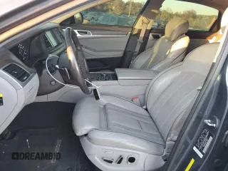 2017 Genesis G80 Ultimate with VIN KMHGN4JFXHU180517, listed as a Copart auction lot 80108534 with 88,874 mi miles and Salvage Title. Bid and sale history available at DreamBid. Image 7.