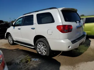2016 Toyota Sequoia Platinum with VIN 5TDDW5G12GS132261, listed as a Copart auction lot 71870483 with 0 mi miles and Salvage Title. Bid and sale history available at carsss.com. Image 2.