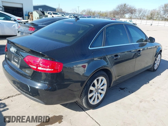 2010 Audi A4 2.0T Premium Plus with VIN WAUEFAFL4AN050493, listed as a IAAI auction lot 41200314 with 107,847 mi miles. Bid and sale history available at carsss.com. Image 4.