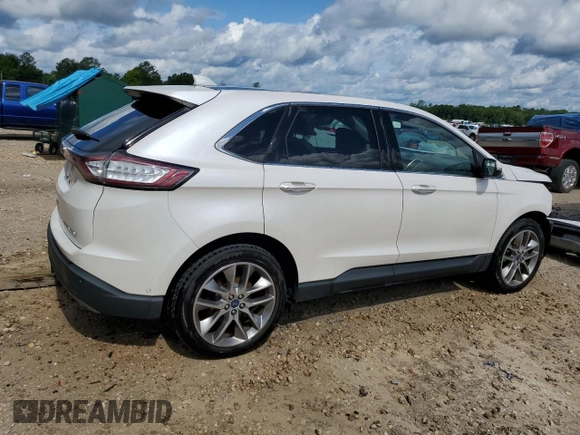 2015 Ford Edge Titanium z VIN 2FMPK3K85FBC05782, wystawiony jako Copart lot #56356595 z przebiegiem 165 202 mil mil oraz Szkoda całkowita • Salvage title. Historia ofert i sprzedaży dostępna na DreamBid. Obrazek 3.