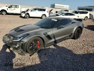 2016 Chevrolet Corvette Z06 3LZ with VIN 1G1YT2D68G5601246, listed as a Copart auction lot 62612494 with 15,172 mi miles and Salvage Title. Bid and sale history available at carsss.com. Image 1.