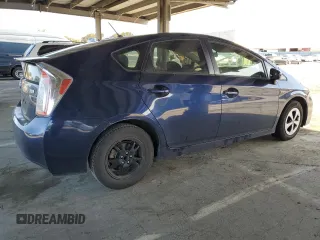 2013 Toyota Prius One with VIN JTDKN3DUXD1725534, listed as a Copart auction lot 51963425 with 188,447 mi miles and Salvage Title. Bid and sale history available at DreamBid. Image 3.