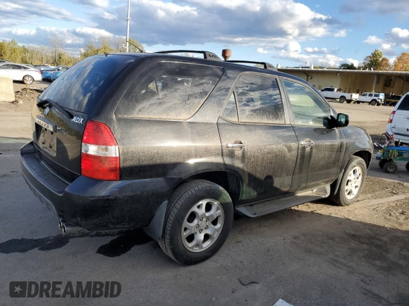 2001 Acura MDX Touring Pkg with VIN 2HNYD18641H002251, listed as a Copart auction lot 75294554 with 159,425 mi miles and Clean Title. Bid and sale history available at carsss.com. Image 3.
