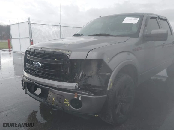 2013 Ford F-150 XL with VIN 1FTFW1EF0DFA14155, listed as a IAAI auction lot 41216268 with 207,889 mi miles. Bid and sale history available at carsss.com. Image 6.