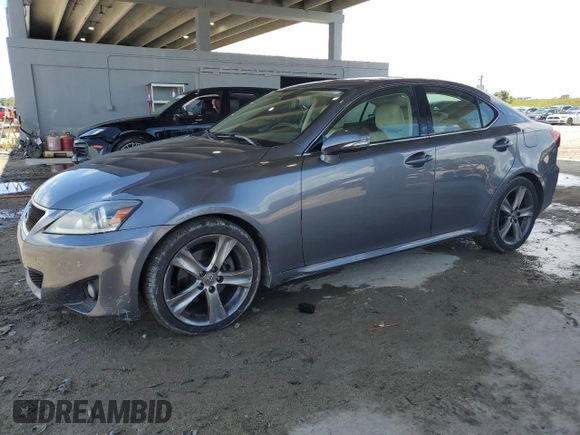 2013 Lexus IS 250 with VIN JTHBF5C26D5189164, listed as a Copart auction lot 61535915 with 103,277 mi miles and Salvage title. Bid and sale history available at DreamBid. Image 1.