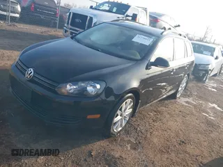2012 Volkswagen Jetta SportWagen TDI with VIN 3VWPL7AJ8CM702152, listed as a IAAI auction lot 41770833 with 129,621 mi miles. Bid and sale history available at carsss.com. Image 2.