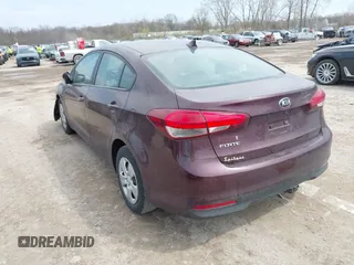 2017 Kia Forte LX with VIN 3KPFK4A76HE044840, listed as a IAAI auction lot 42057976 with 64,191 mi miles. Bid and sale history available at carsss.com. Image 3.