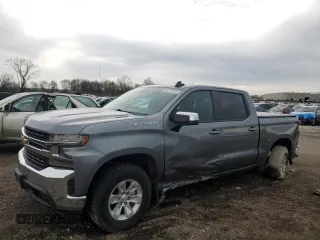 2021 Chevrolet Silverado 1500 LT with VIN 3GCUYDET5MG225360, listed as a Copart auction lot 54171925 with 181,698 mi miles and Salvage title. Bid and sale history available at DreamBid. Image 1.