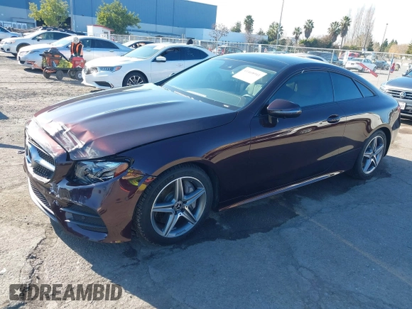 2019 Mercedes-Benz E with VIN WDD1J6HB1KF079582, listed as a IAAI auction lot 41468941 with 36,445 mi miles. Bid and sale history available at carsss.com. Image 2.