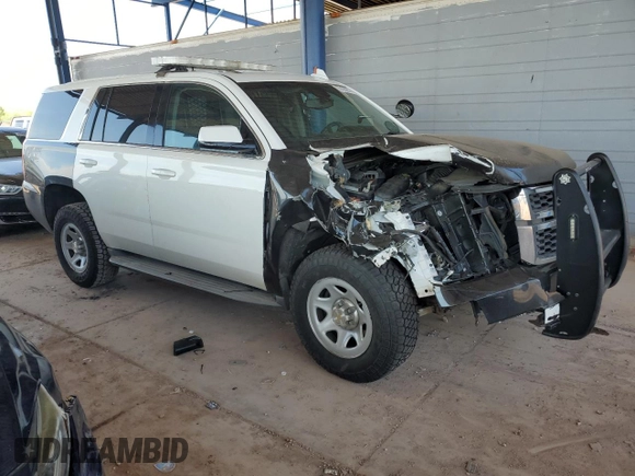 2015 Chevrolet Tahoe Commercial with VIN 1GNSK3EC6FR584004, listed as a Copart auction lot 53166265 with Not provided miles and Salvage title. Bid and sale history available at DreamBid. Image 4.