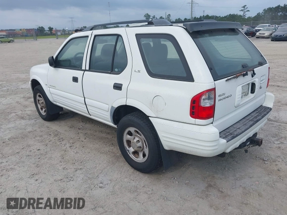 2000 Isuzu Rodeo S z VIN 4S2CK58W0Y4342098, wystawiony jako IAAI lot #42305343 z przebiegiem 150 367 mil mil oraz . Historia ofert i sprzedaży dostępna na DreamBid. Obrazek 3.