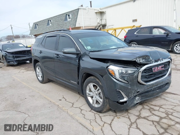 2019 GMC Terrain SLE with VIN 3GKALMEV9KL165031, listed as a IAAI auction lot 41857494 with 142,995 mi miles. Bid and sale history available at carsss.com. Image 1.