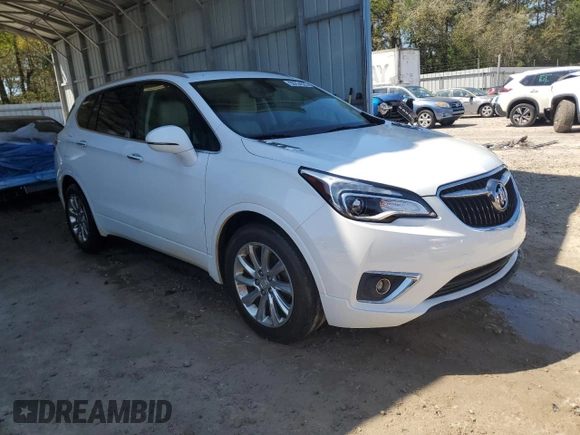 2019 Buick Envision Essence with VIN LRBFXCSA2KD060112, listed as a Copart auction lot 50254635 with 72,630 mi miles and Salvage Title. Bid and sale history available at DreamBid. Image 4.