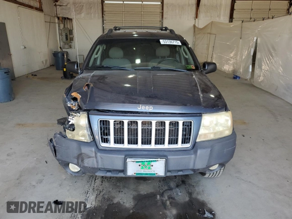 2004 Jeep Grand Cherokee Laredo z VIN 1J4GW48S14C338788, wystawiony jako Copart lot #53136715 z przebiegiem 150 352 mil mil oraz Szkoda całkowita • Salvage title. Historia ofert i sprzedaży dostępna na DreamBid. Obrazek 5.