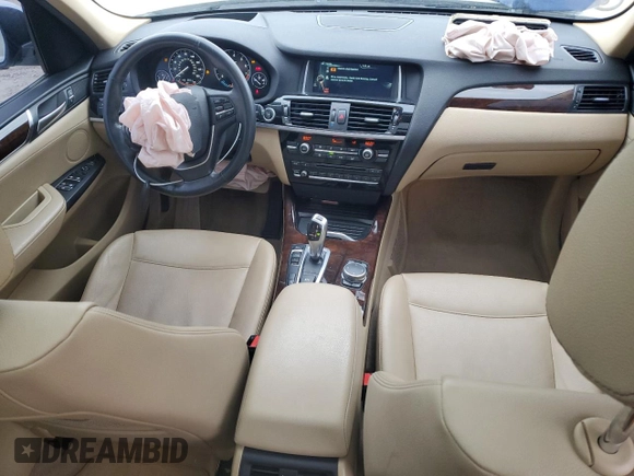 2016 BMW X3 sDrive28i with VIN 5UXWZ7C5XG0R31677, listed as a Copart auction lot 86066624 with 82,811 mi miles and Salvage Title. Bid and sale history available at DreamBid. Image 8.