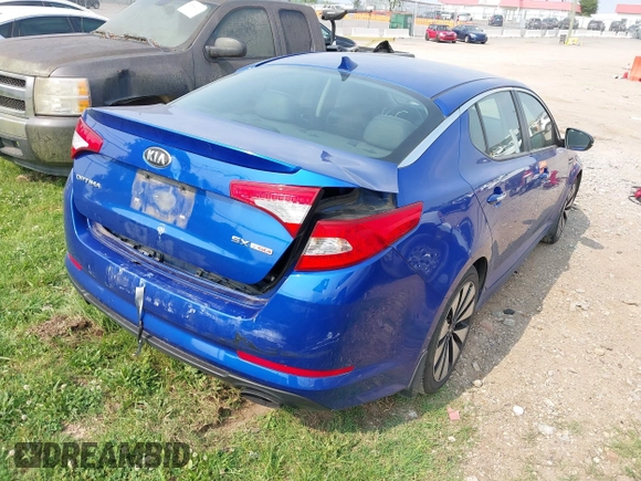 2013 Kia Optima SX with VIN 5XXGR4A62DG092005, listed as a IAAI auction lot 42480351 with 241,614 mi miles and . Bid and sale history available at DreamBid. Image 4.