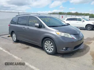 2011 Toyota Sienna XLE AAS with VIN 5TDYK3DC1BS069668, listed as a IAAI auction lot 42055430 with 212,167 mi miles and . Bid and sale history available at DreamBid. Image 1.
