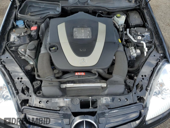 2008 Mercedes-Benz SLK 280 with VIN WDBWK54F88F176639, listed as a Copart auction lot 63064995 with 77,190 mi miles and Salvage title. Bid and sale history available at DreamBid. Image 11.