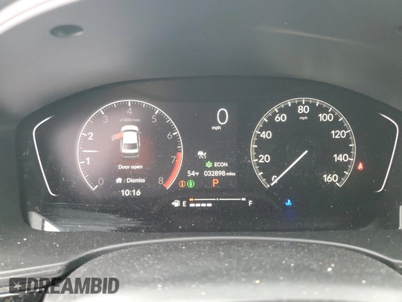2024 Honda Civic Sport with VIN 2HGFE2F54RH577294, listed as a Copart auction lot 57447825 with 32,898 mi miles and Salvage title. Bid and sale history available at DreamBid. Image 9.