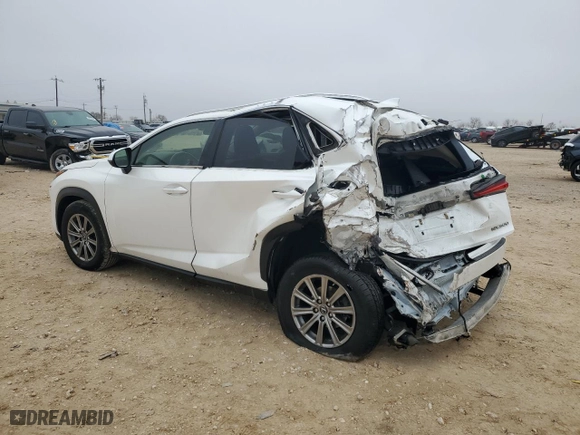 2020 Lexus NX with VIN JTJAARBZ1L2176885, listed as a Copart auction lot 43062925 with 81,627 mi miles and Salvage Title. Bid and sale history available at carsss.com. Image 2.