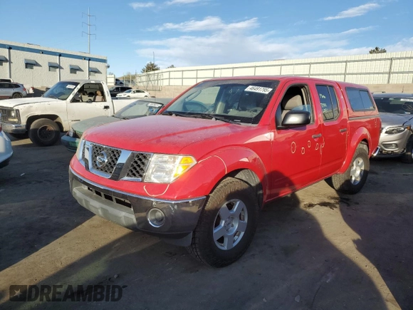 2007 Nissan Frontier SE with VIN 1N6AD07U97C442427, listed as a Copart auction lot 46491795 with 224,903 mi miles and Salvage title. Bid and sale history available at DreamBid. Image 1.