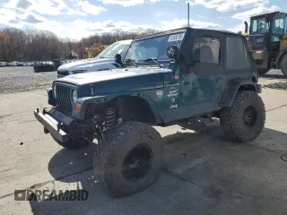 1997 Jeep Wrangler Sport with VIN 1J4FY19S2VP540780, listed as a Copart auction lot 52456795 with 71,628 mi miles and Salvage Title. Bid and sale history available at carsss.com. Image 1.