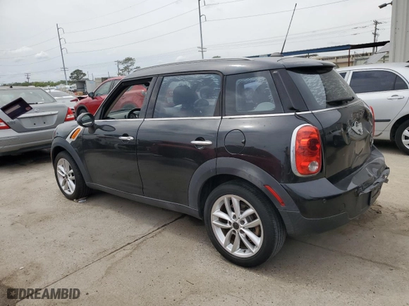 2013 MINI Cooper Countryman with VIN WMWZB3C56DWM08030, listed as a Copart auction lot 50261555 with 91,111 mi miles and Salvage Title. Bid and sale history available at carsss.com. Image 2.