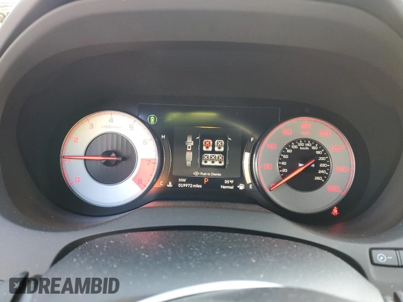 2023 Acura RDX w/A-Spec Package with VIN 5J8TC2H67PL023536, listed as a Copart auction lot 87268614 with 19,972 mi miles and Salvage title. Bid and sale history available at DreamBid. Image 9.