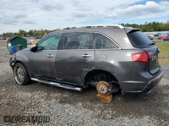 2012 Acura MDX Advance with VIN 2HNYD2H61CH545761, listed as a Copart auction lot 73610364 with Not provided miles and Salvage title. Bid and sale history available at DreamBid. Image 2.