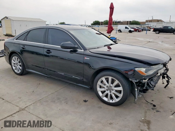 2016 Audi A6 Premium Plus with VIN WAUFGAFC0GN002774, listed as a Copart auction lot 52775355 with 140,188 mi miles and Salvage Title. Bid and sale history available at DreamBid. Image 4.