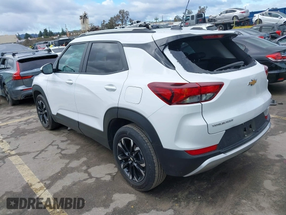2023 Chevrolet TrailBlazer LT with VIN KL79MPS2XPB189884, listed as a IAAI auction lot 41778506 with 2,366 mi miles and . Bid and sale history available at DreamBid. Image 3.