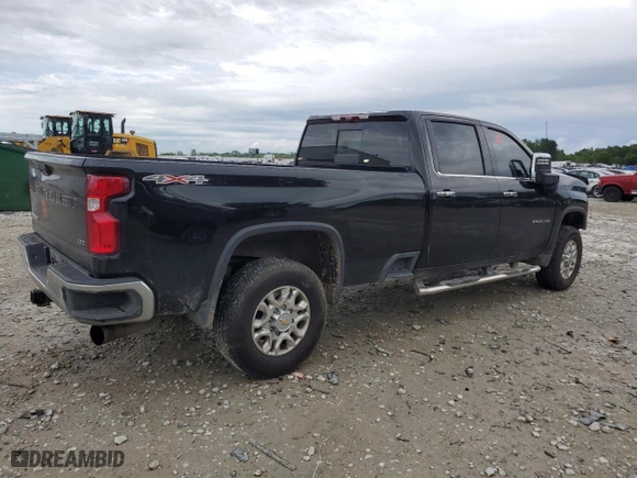 2022 Chevrolet Silverado 3500HD LTZ with VIN 1GC4YUEY5NF353337, listed as a Copart auction lot 62393394 with 51,284 mi miles and Salvage Title. Bid and sale history available at carsss.com. Image 3.