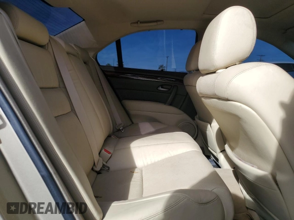 2009 Acura RL Tech Pkg with VIN JH4KB26609C002495, listed as a Copart auction lot 42647185 with 116,942 mi miles and Salvage Title. Bid and sale history available at carsss.com. Image 10.