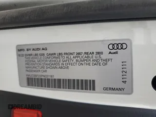 2023 Audi A6 Premium z VIN WAUD3BF22PN021181, wystawiony jako Copart lot #54792284 z przebiegiem 37 167 mil mil oraz . Historia ofert i sprzedaży dostępna na DreamBid. Obrazek 12.