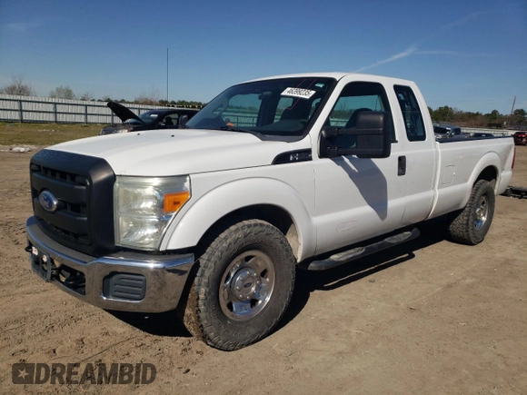 2011 Ford F-250 XL with VIN 1FT7X2A66BEC37719, listed as a Copart auction lot 46399235 with 243,220 mi miles and Salvage title. Bid and sale history available at DreamBid. Image 1.