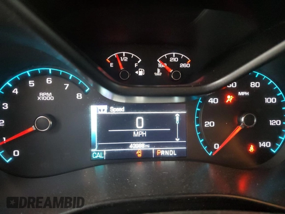 2018 GMC Canyon 2WD SLE with VIN 1GTG5CEN3J1243058, listed as a Copart auction lot 83269634 with 43,988 mi miles and Salvage Title. Bid and sale history available at carsss.com. Image 9.