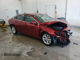 2025 Chevrolet Malibu LT with VIN 1G1ZD5ST9SF134580, listed as a Copart auction lot 54842265 with 12,631 mi miles and Non Repairable. Bid and sale history available at DreamBid. Image 4.