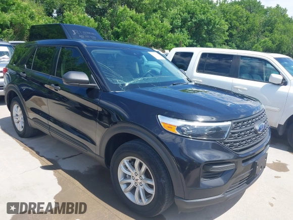 2021 Ford Explorer with VIN 1FMSK8BH0MGA04305, listed as a IAAI auction lot 42082051 with 70,858 mi miles. Bid and sale history available at carsss.com. Image 1.