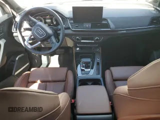 2024 Audi Q5 S line Premium Plus with VIN WA1E2AFY5R2005452, listed as a Copart auction lot 47797665 with 12,735 mi miles and Salvage title. Bid and sale history available at DreamBid. Image 8.