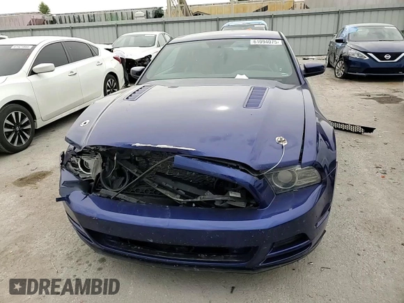 2013 Ford Mustang GT with VIN 1ZVBP8CF2D5253734, listed as a Copart auction lot 61094075 with 119,860 mi miles and Salvage title. Bid and sale history available at DreamBid. Image 14.