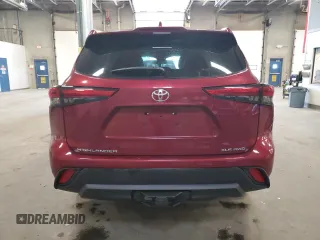 2021 Toyota Highlander XLE with VIN 5TDGZRBHXMS546223, listed as a Copart auction lot 57994635 with 69,413 mi miles and Salvage title. Bid and sale history available at DreamBid. Image 6.