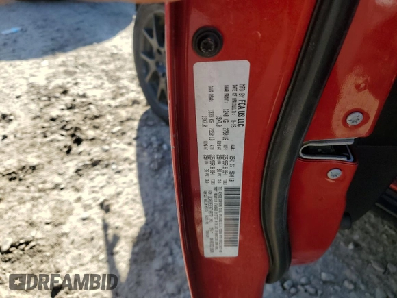 2016 Dodge Journey R/T with VIN 3C4PDDEG3GT108772, listed as a Copart auction lot 49909435 with 158,049 mi miles and Salvage Title. Bid and sale history available at DreamBid. Image 14.