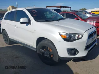 2015 Mitsubishi Outlander Sport ES with VIN 4A4AP3AU6FE048240, listed as a IAAI auction lot 42095926 with 105,094 mi miles. Bid and sale history available at carsss.com. Image 1.
