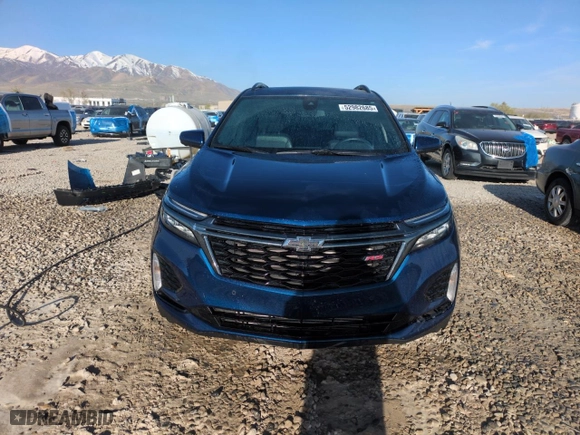 2022 Chevrolet Equinox RS with VIN 3GNAXWEV8NS117369, listed as a Copart auction lot 52982685 with 32,534 mi miles and Salvage Title. Bid and sale history available at carsss.com. Image 5.
