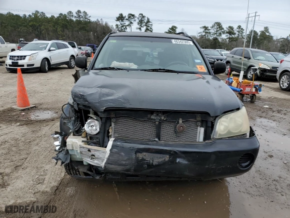 2002 Toyota Highlander with VIN JTEGF21A820060350, listed as a Copart auction lot 46342305 with 201,848 mi miles and Salvage Title. Bid and sale history available at carsss.com. Image 5.