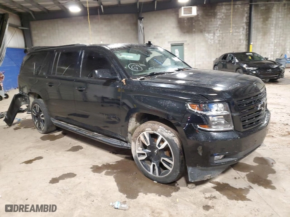 2020 Chevrolet Suburban LT with VIN 1GNSCHKC1LR141334, listed as a Copart auction lot 85722014 with 0 mi miles and Salvage Title. Bid and sale history available at carsss.com. Image 4.